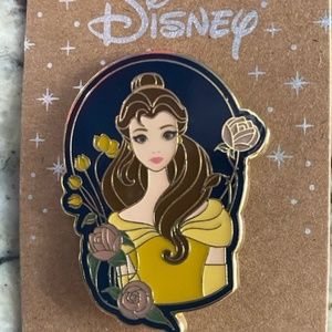 Disney Box Lunch Belle Beauty and Beast Princess Portrait Pin
